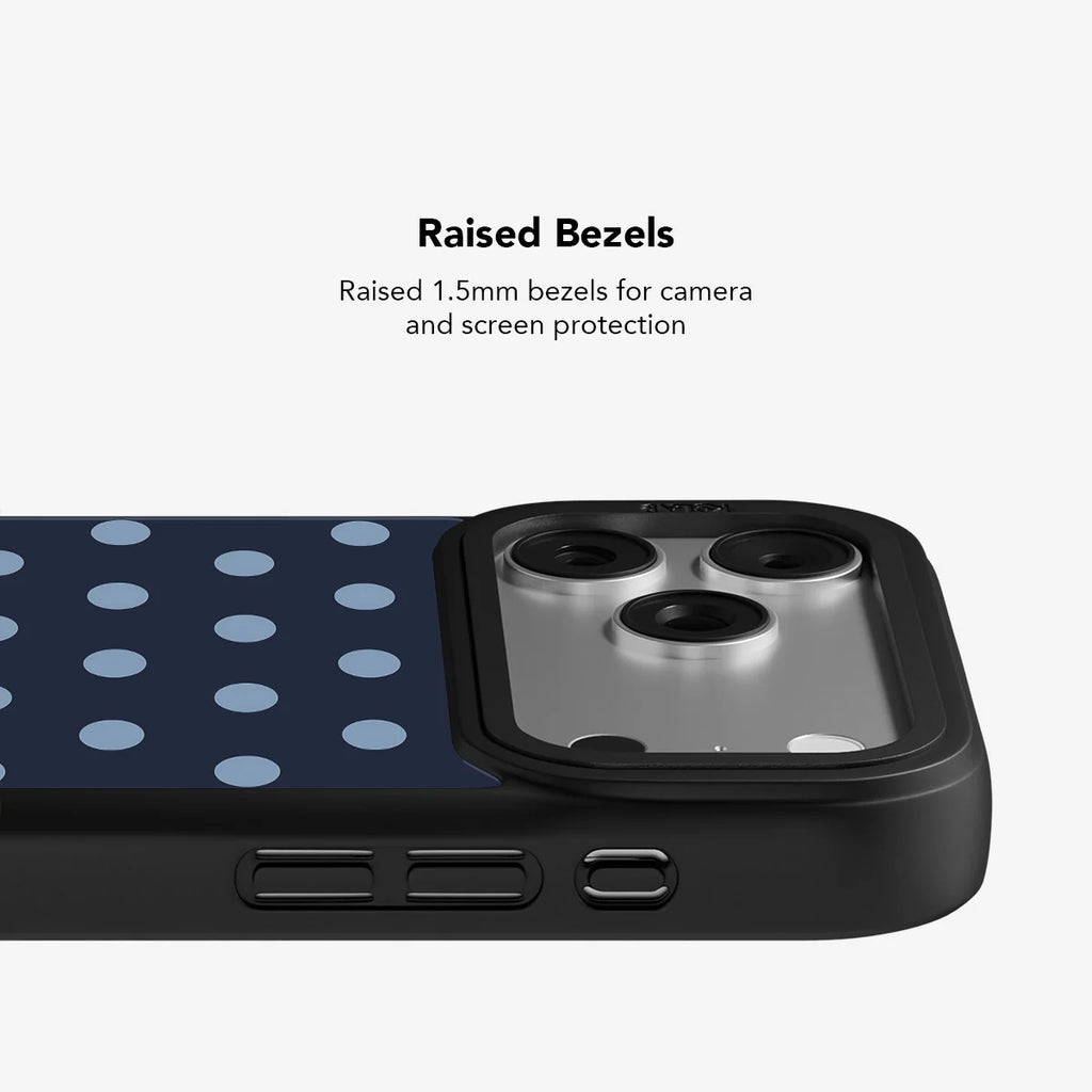 Abyssal Dot | Blue Polka Dot iPhone Case