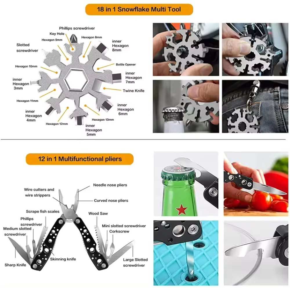 31 Pieces in 1 Bag Survival Gear and Equipment - J’s gadgets