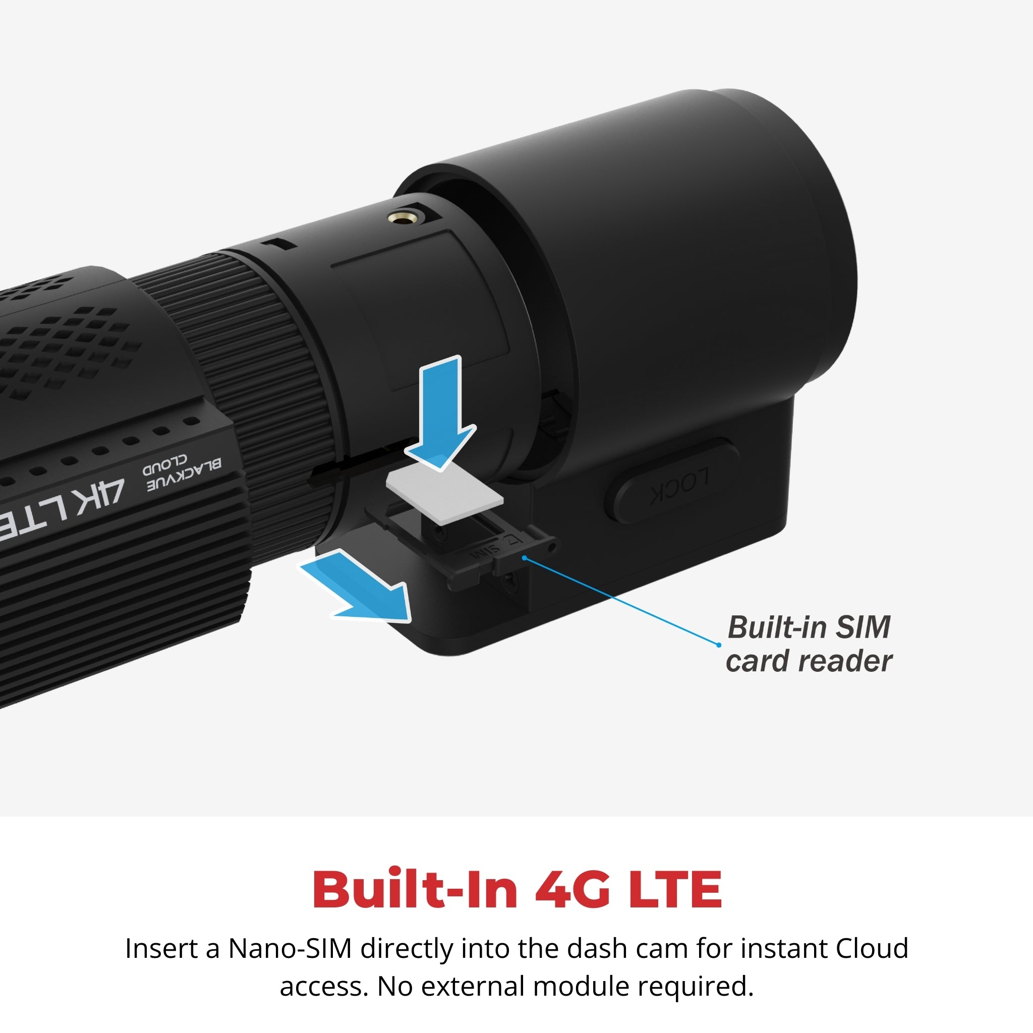 BlackVue DR970X-2CH LTE Plus II 4K UHD Cloud Dash Cam (NA Version)
