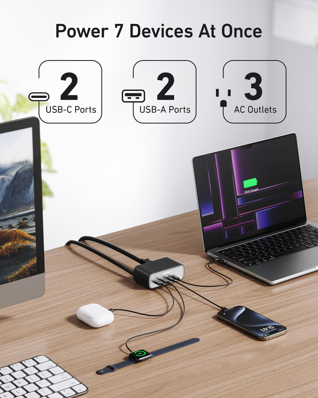 Anker 7-in-1 USB-C Charging Station (100W) BOA